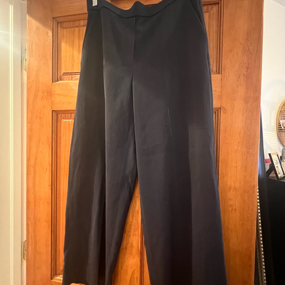NWT Navy Theory Straight-Leg Trousers